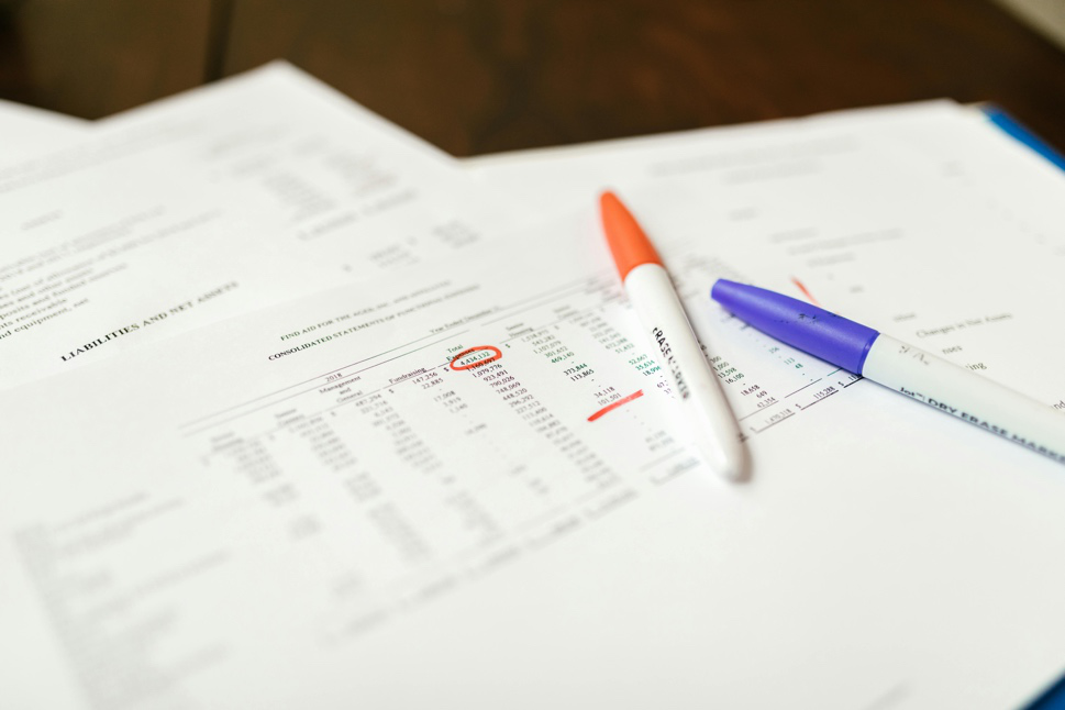 Reviewing business assets and financial documents during divorce proceedings