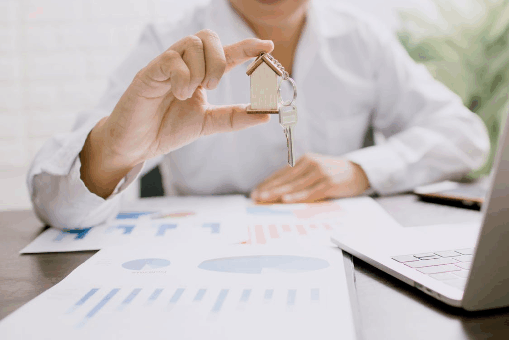 Woman holding eyeglasses, preparing to review property division and matrimonial home rights in Ontario.