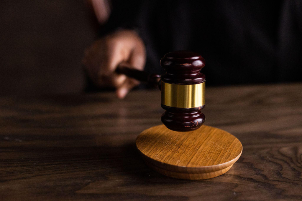 a judge finalizing a decision