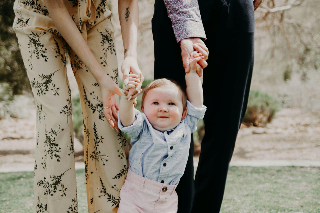 a new family of three through adoption